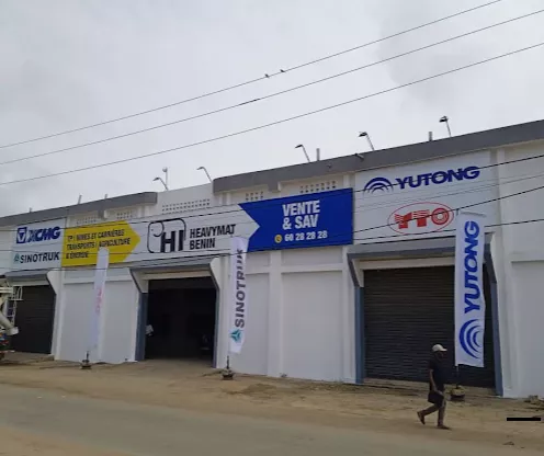 HEAVYMAT BÉNIN: Vente camions lourds, engins TP, bus, groupes électrogènes et tracteurs agricoles. SAV 24/7.